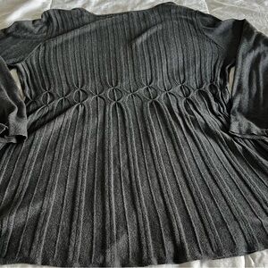 Daisy Fuentes Charcoal Knit Top